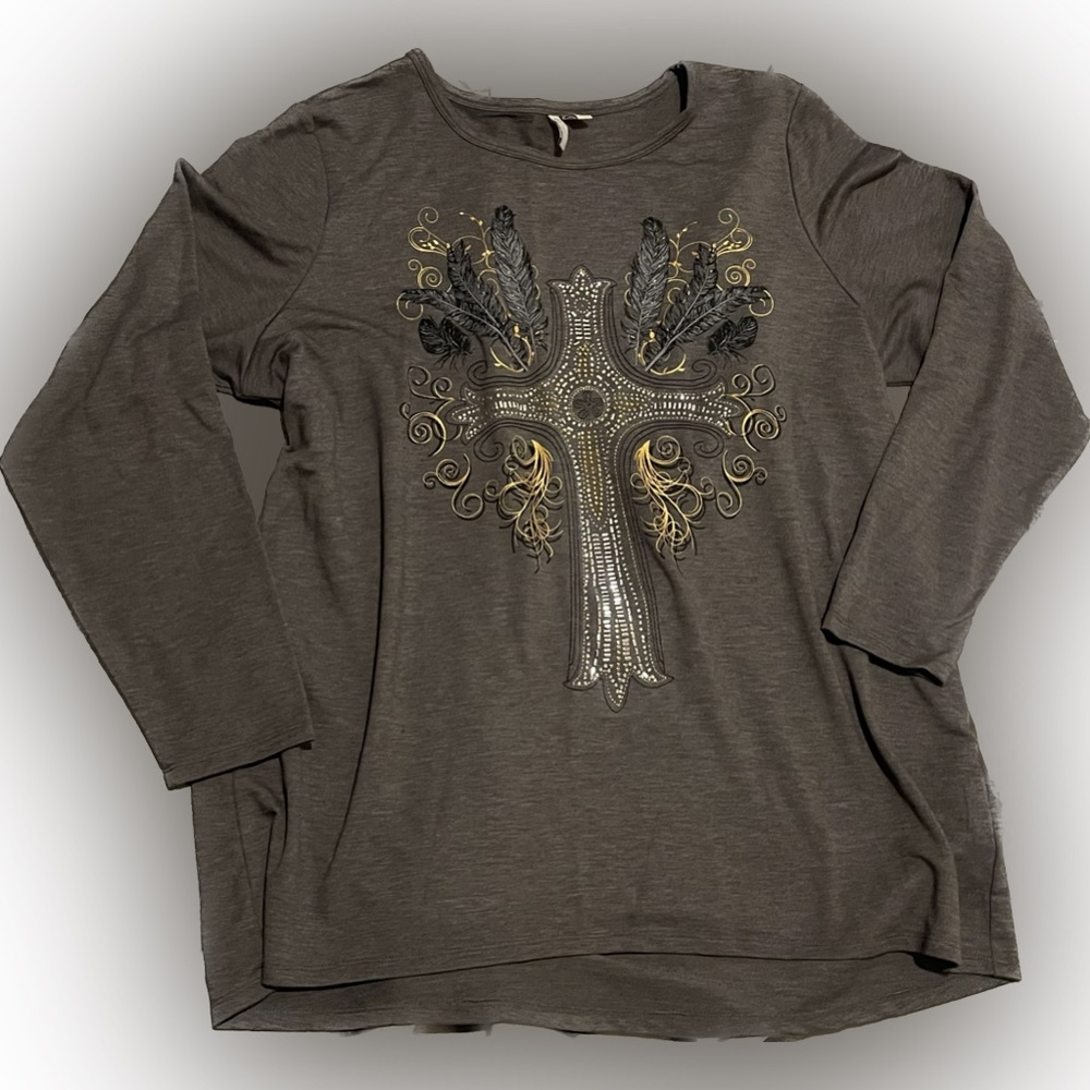 Plus size Sweater / long sleeved shirt